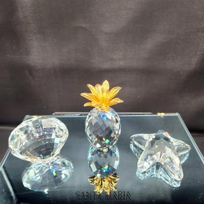 Swarovski Pineapple, Starfish, Seashell