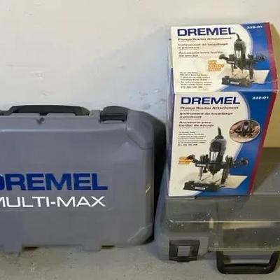 Dremel Tool & Attachment Lot – Multi-Max, MultiPro, Plunge Router + Accessories