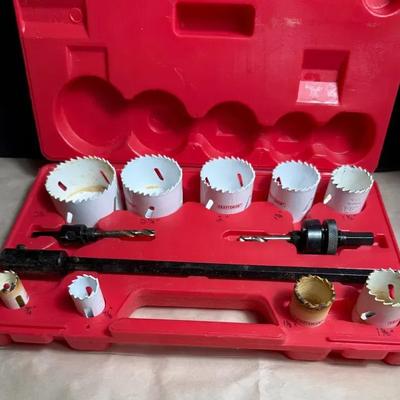 Craftsman Hole Saw Set – Mixed Condition, Complete with Case