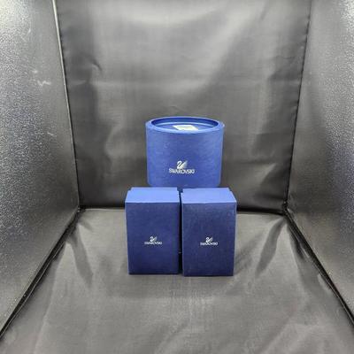 Swarovski Crystal Hummingbird with Tulips Flower Display 