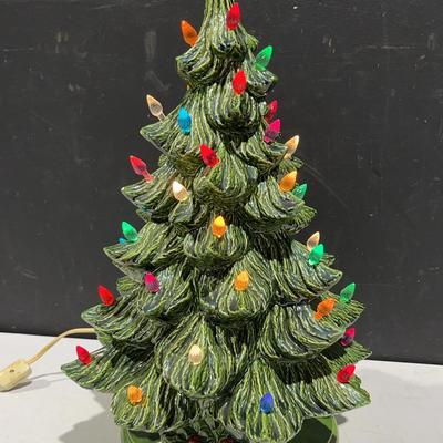 Vintage Ceramic Christmas Tree