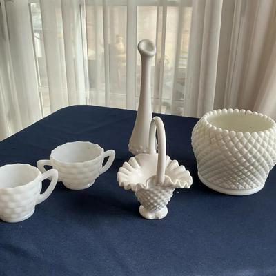 Milk Glass Lot