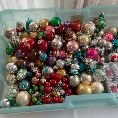 Mystery Lot Of Glass Christmas Ornaments 