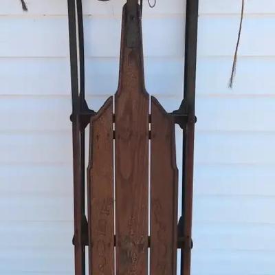 Vintage Flexible Flyer Sled - Racer