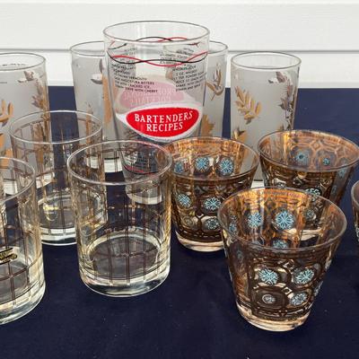 Lot Of Mid-century Barware