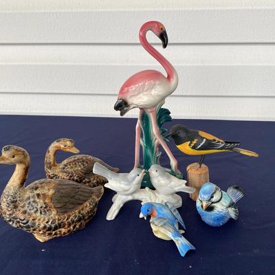 Lot Of Bird Figurines