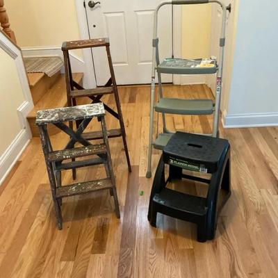 Lot Of 4 Step Stools