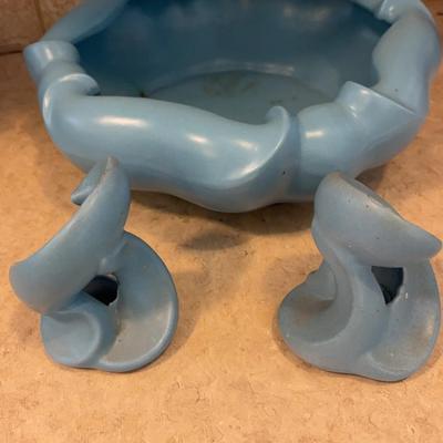 Stangl Pottery Bowl And Candleholders