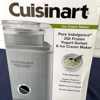 Cuisinart 2 Quart Frozen Yogurt, Sorbet, And Ice Cream Maker