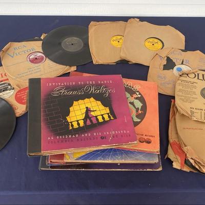 Lot Of Phonograph Records 