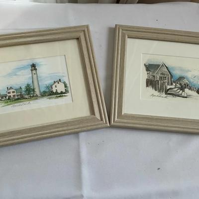 Pair Of Signed Prints By Maret Naistr 