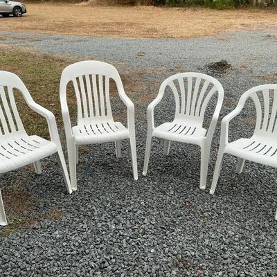 Two Pair Of Resin Chairs