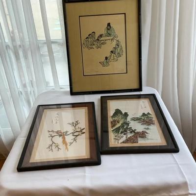 Three Pieces Of Asian Art
