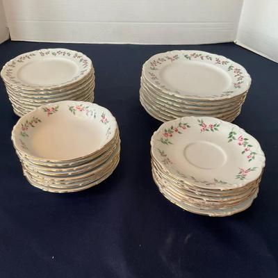 Set Of Crown Baravia China Small Plates