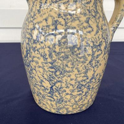 Robinson Ransbottom Spongewear Pottery Pitcher