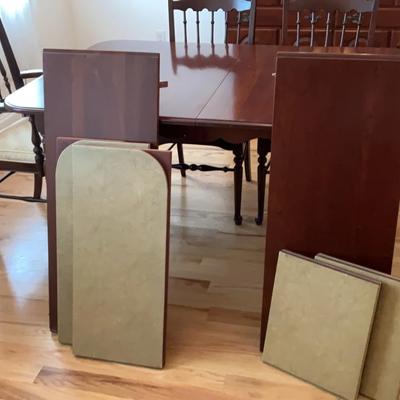 Dining Table And Chairs With Leaves And Pads