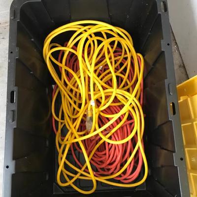 Bin Of Extension Cords