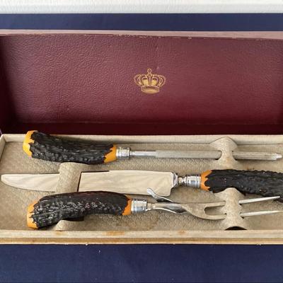 Vintage Carving Set Royal Brand 