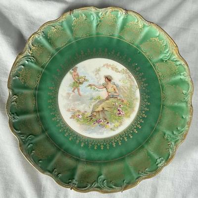 Antique Empire China Dinner Plate – Gold Crusted Empire China