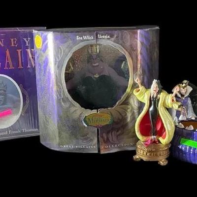 Disney Villains Collection! Collectible Figures, Coffee Table Book, and Villain Cauldron bowl