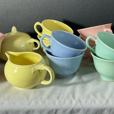 Vintage LuRay Pastel Tea Set 