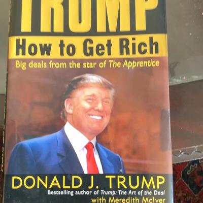 Trump, How to Get Rich Book, Signed Copy 