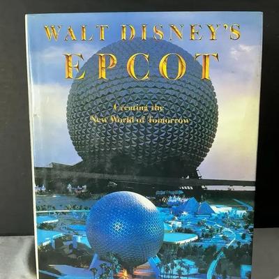 Rare Find Disney World And Epcot Coffee Table Books and NEW Cinderella DVD Set
