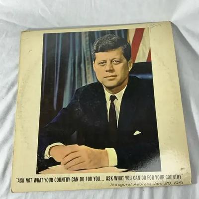 EIGHT ALBUMS Americana Misc Vinyl - Elvis, JFK, Mary Poppins and more