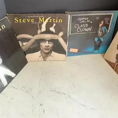 FOUR ALBUMS Comedians Robin Williams, George Carlin and Steve Martin