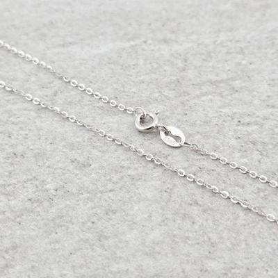 Sterling Silver Fine Link Necklace "17