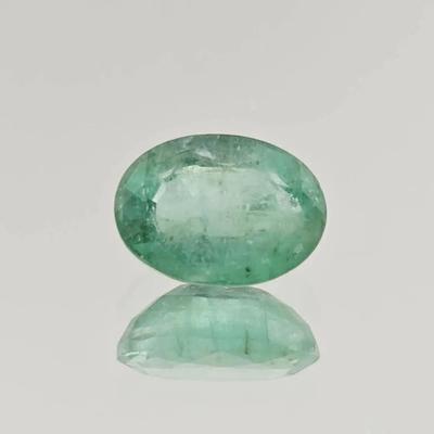 0.7ct Natural Unheated Oval Cut Emerald 