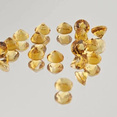 4.1ctw Natural Unheated Round Citrines