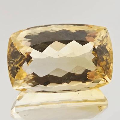 20.4ct Natural Unheated Antique Cut Citrine 