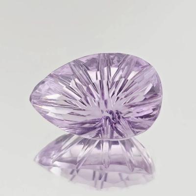 7.8ct Natural Unheated Pear Ball Cut Amethyst 