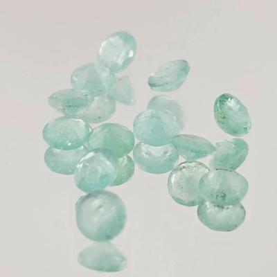 3.1ctw Natural Unheated Round Cut Emeralds