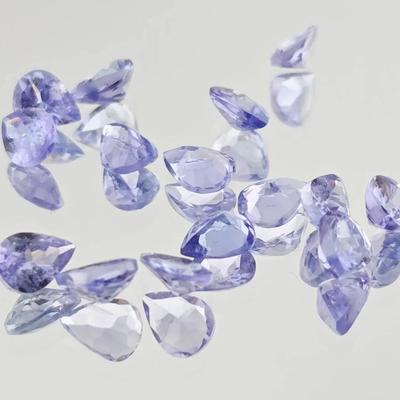 4.4ctw Natural Unheated Pear Cut Tanzanite 