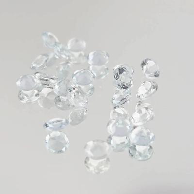 4ctw Natural Unheated Round Cut Aquamarines 