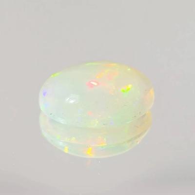3.4ct Natural Unheated Oval Rainbow Luster Opal 