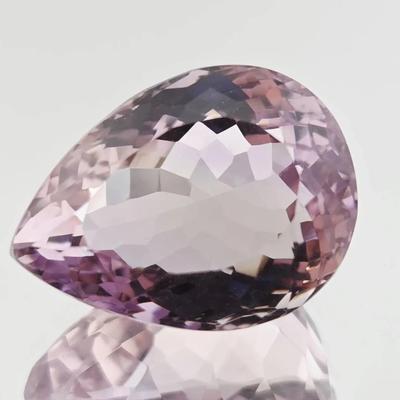 23ct Natural Unheated Pear Cut Ametrine 