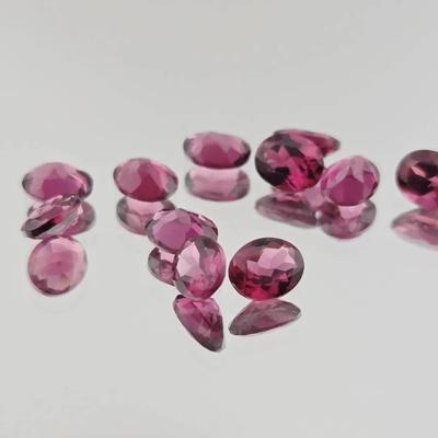 5ctw Natural Unheated Oval Cut Rhodolite Garnets