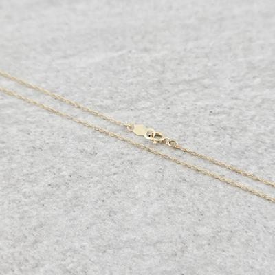 14k Yellow Gold Fine Link 17" Necklace 