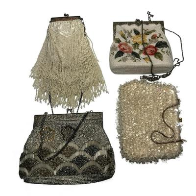 Four Beaded Evening Bags 