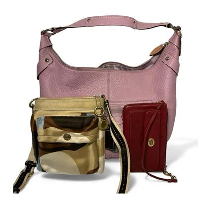 Coach Penelope Hobo Shoulder Bag, Scarf Print Crossbody, Pouchette 