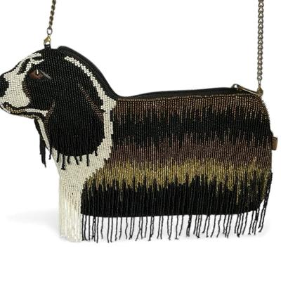 Mary Frances Wanna Treat Beaded Crossbody Bag 