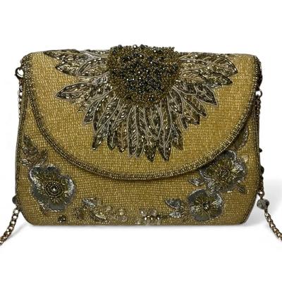 Mary Frances Sunflower Beaded Bag