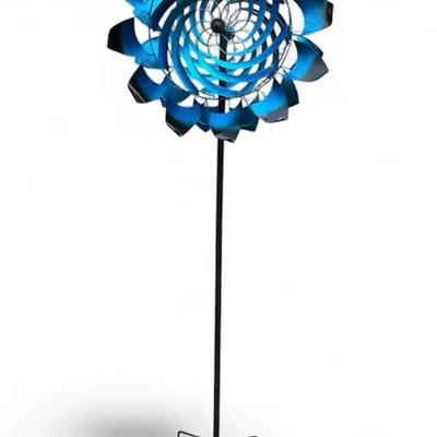 Blue Metal Wind Spinner (O19)