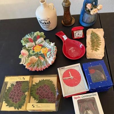 Assorted Decorative Home & Holiday Collectibles Lot