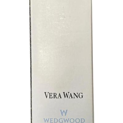 Vera Wang Wedgwood Crystal Bud Vase & Belleek Irish Pottery Creamer