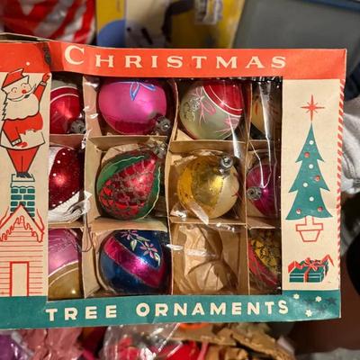 Large Vintage Christmas Ornament Collection – Glass, Satin, Dansk & Metal Angels