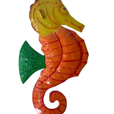 Large Coastal Metal Wall Art Collection – Seahorse, Palm Tree, Fish, Sun, Gecko, Frogs & More